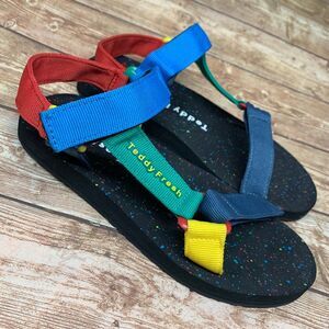 Teddy Fresh Combat Ready Warrior Sandals Mens Size 7 40 Multicolor Hook & loop
